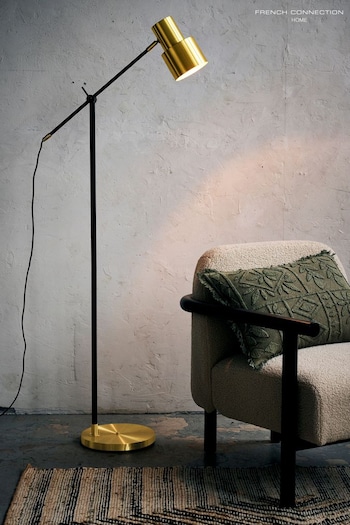 French Connection Black Sunaulo Floor Lamp (807926) | £125
