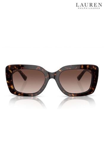 Ralph Lauren Tortoiseshell Brown Nikki Sunglasses white (808105) | £233