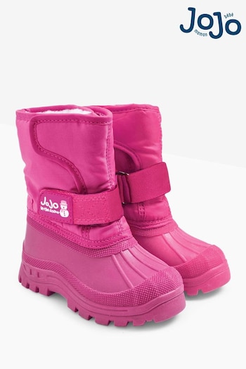JoJo Maman Bébé Raspberry Alpine Snow Boots UltraBoost (808247) | £24