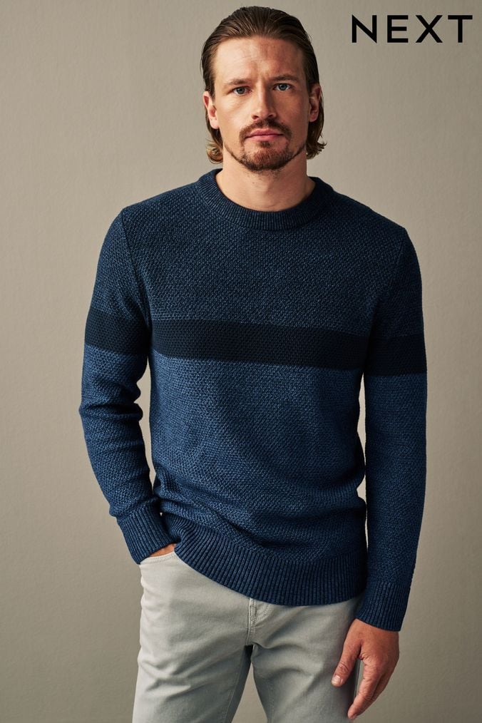 Mens color block sweater discount