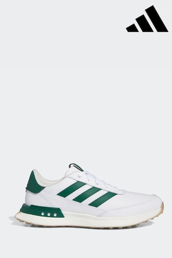 adidas Golf White Performance S2G Spikeless Leather 24 Trainers (809325) | £90