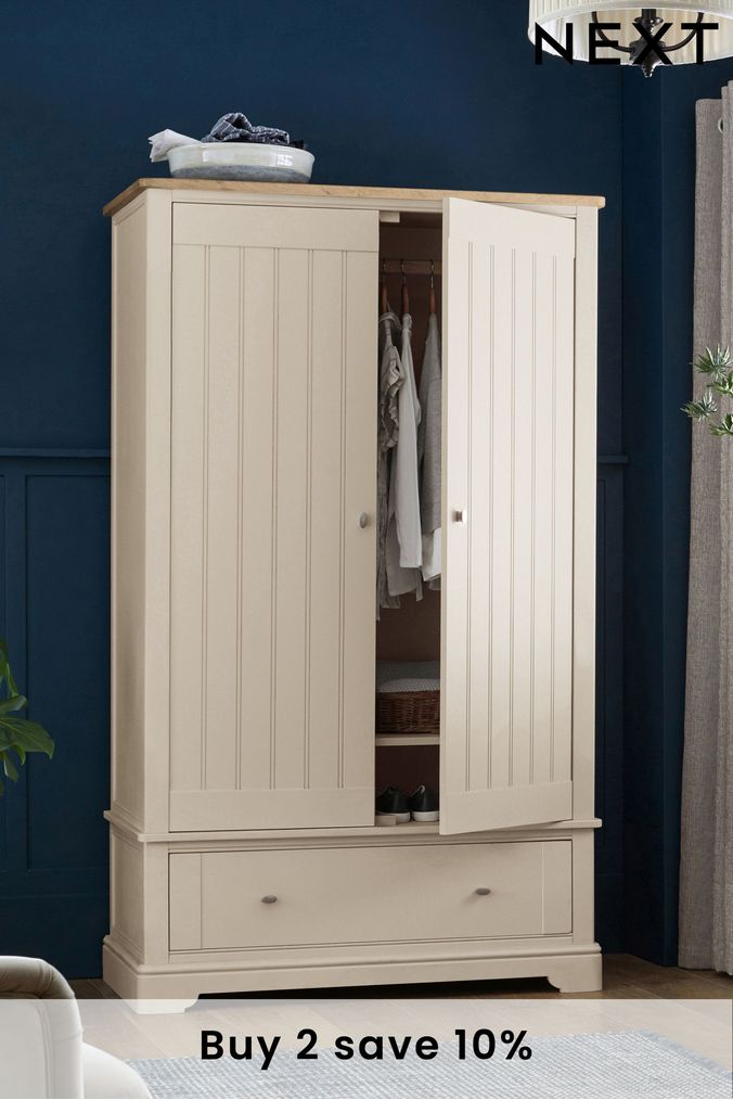 Double wardrobes cheap for sale