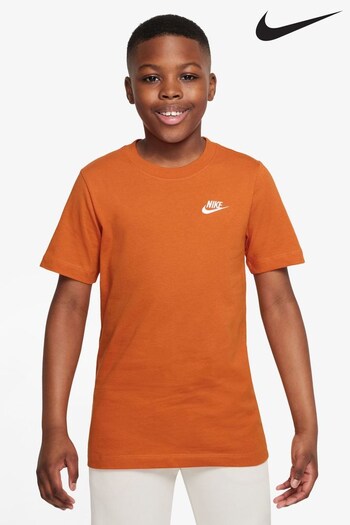 Nike Orange Futura T-Shirt (810114) | £17
