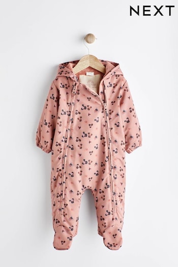 Pink Print Lightweight Baby Pramsuit All-In-One (0mths-2yrs) (810467) | £25 - £27