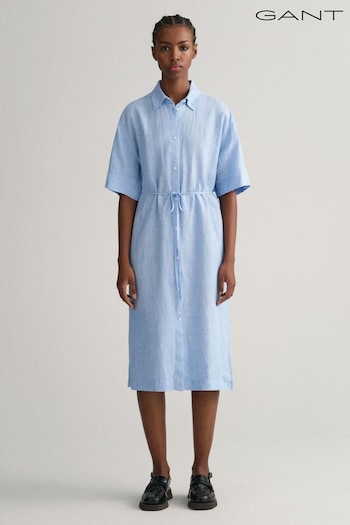 GANT Relaxed Fit Linen Shirt Dress (810552) | £140