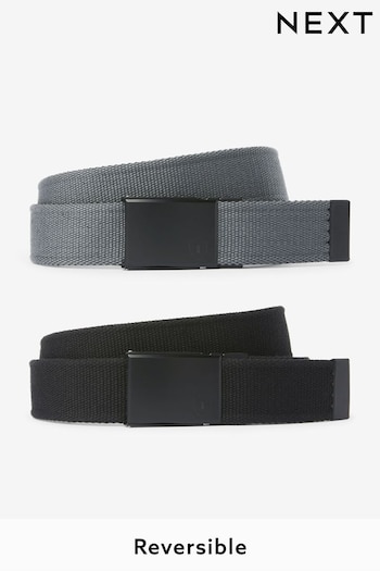 Black/Grey Reversible Belt (811499) | £16