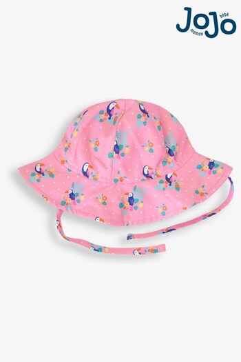 JoJo Maman Bébé Toucan Girls' Floppy Sun Hat (811864) | £14