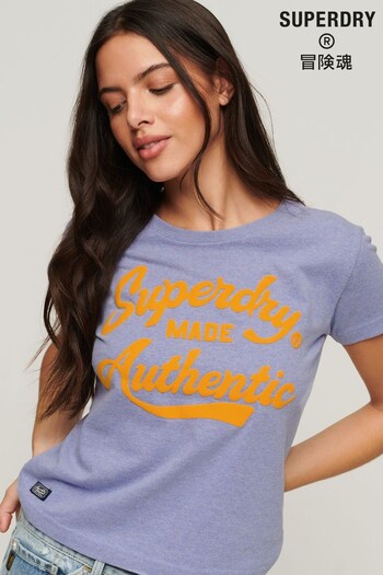 Superdry Purple Archive Neon Graphic T-Shirt (811905) | £27