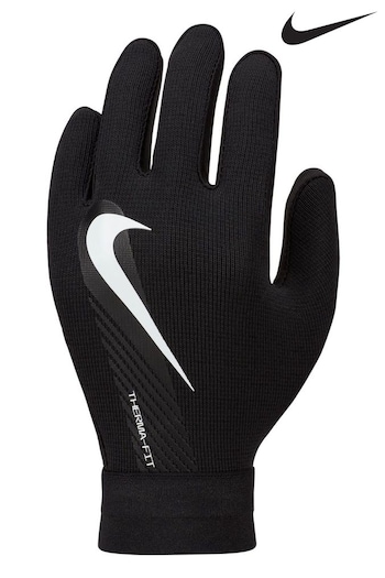 Nike Black Kids Therma-Fit Academy Soccer Gloves (812452) | £18