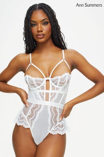 Ann Summers White Sophisticated Teddy (812684) | £36