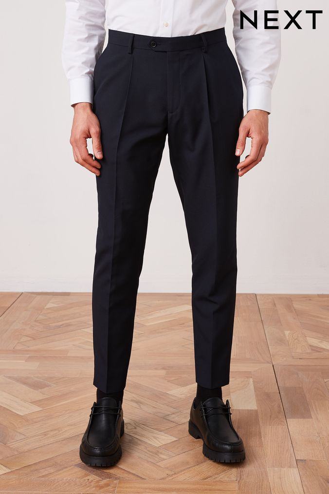 Mens Suit Trousers Regular Slim Fit Suit Trousers Next