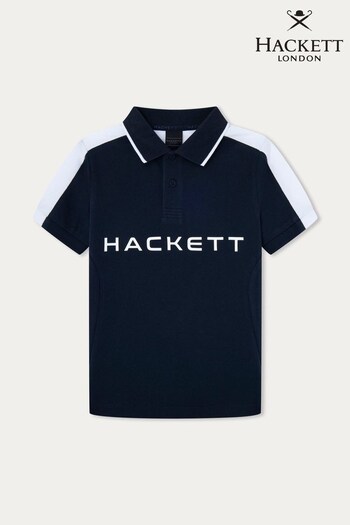 Hackett London Kids Blue Polo Shirt (813226) | £70