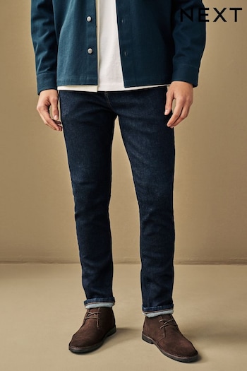 Dark Blue Slim Premium Super Stretch Jeans straight-leg (813843) | £60