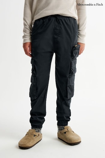 Abercrombie & Fitch Black Cargo Joggers (814176) | £49
