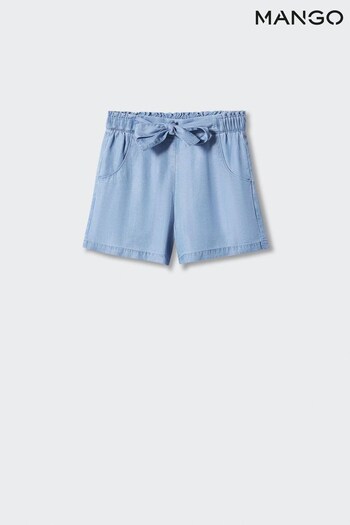 Mango Blue Bow Shorts Blank (814302) | £18