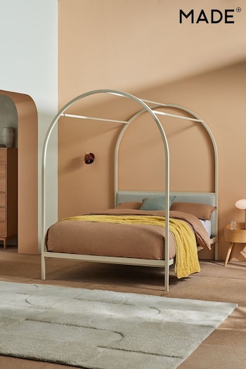MADE.COM Putty Romy Four Poster Bed (814377) | £510 - £550
