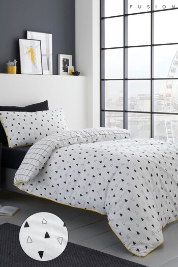 Fusion Black Kite Duvet Cover Set (815030) | £18 - £25