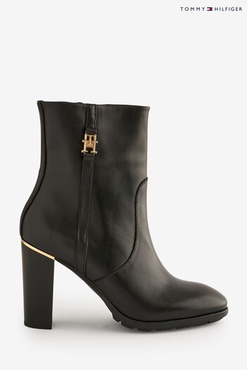 Tommy Hilfiger High Heel Black Boots (815163) | £180