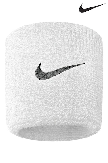 Nike White Swoosh Wristband (815784) | £9