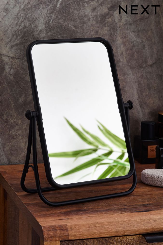 Table store mirror black