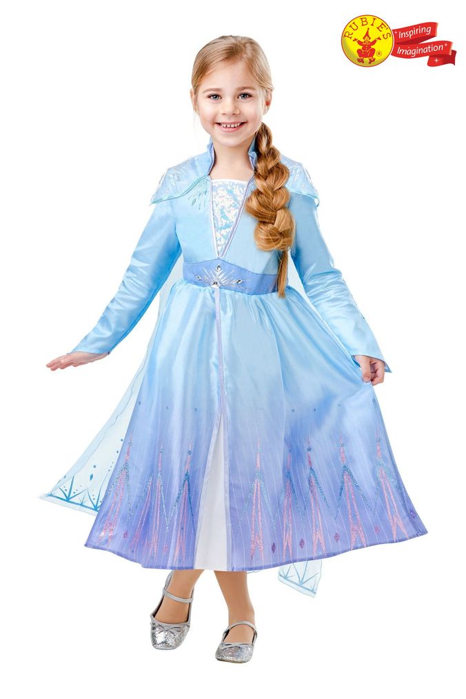 Rubies Disney™ Frozen Deluxe Elsa Travel Fancy Dress M09 Costume (816248) | £28