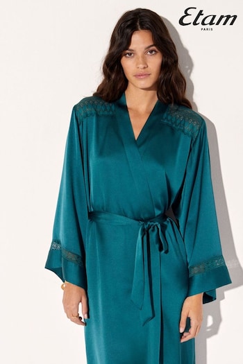 ETAM Blue Gravure Robe Dressing Gown (816509) | £43