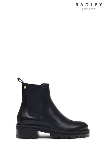 Radley London Keystone Crescent 2.0 Chunky Chelsea Black combo Boots (816828) | £159