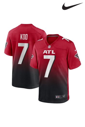 Nike Red Atlanta Falcons Alternate Game Jersey - Younghoe Koo (817078) | £90