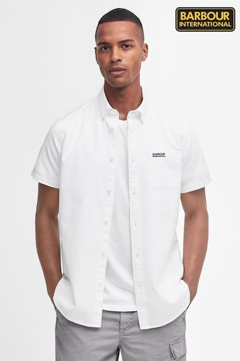 Barbour® International Kinetic Cotton Oxford Short Sleeve Shirt (818039) | £60