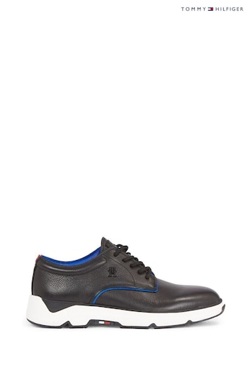 Tommy Hilfiger Premium Leather Hybrid Black Shoes (818106) | £150