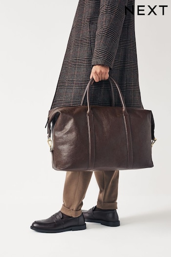 Brown Leather Holdall (818247) | £95
