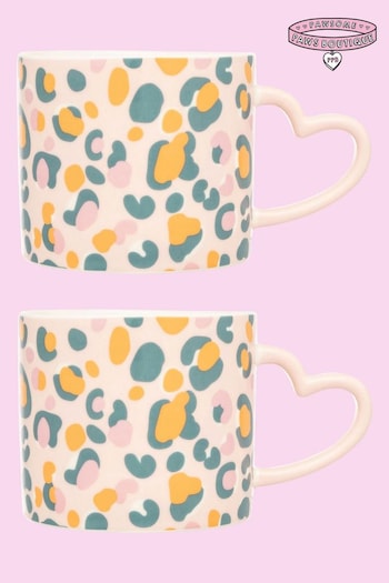 Pawsome Paws Boutique Set of 2 Pink/Blue Mugs (818278) | £24