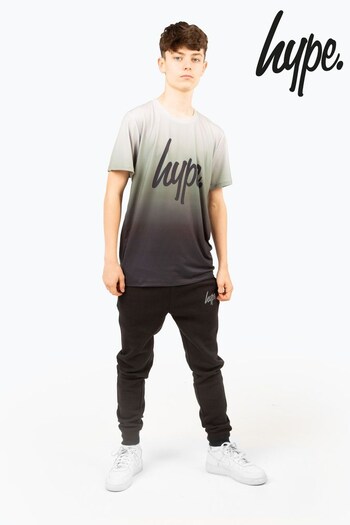 Hype. Boys Khaki Green Fade Sublimated T-Shirt (818923) | £18