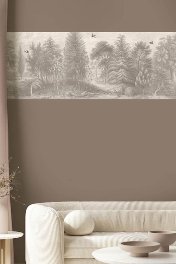 Woodchip & Magnolia Natural Garden of Eden Border Wallpaper (818966) | £110