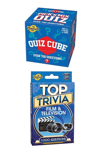Cheatwell Games Quiz Lovers Bundle Pick n Mix and TV Film Quiz Games (819135) | £20