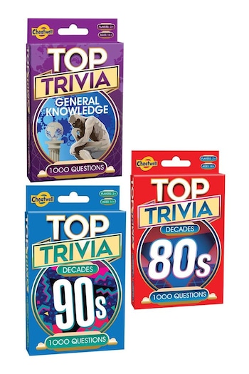 Cheatwell Games Top Trivia Mixed Question Card Games (819172) | £20