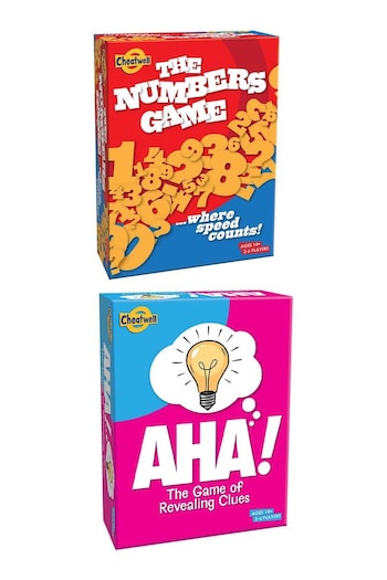 Cheatwell Games The Numbers Game & Aha! Party Games (819230) | £25