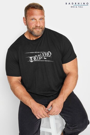 BadRhino Big & Tall Black Tokyo Tiger T-Shirt (819875) | £21