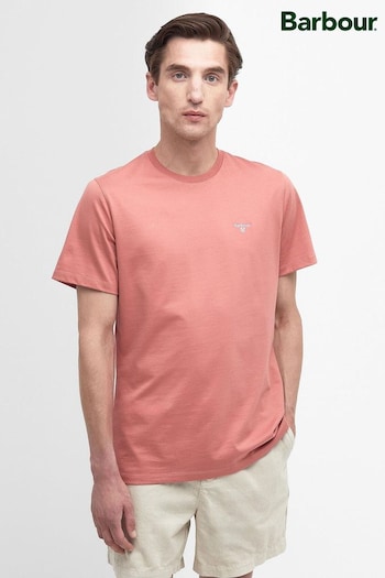 Barbour® Pink Clay Mens Sports T-Shirt (820807) | £30