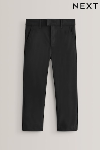 Black Plus Waist School Formal Stretch Skinny Cropped-Jeans Trousers (3-17yrs) (821202) | £9 - £18