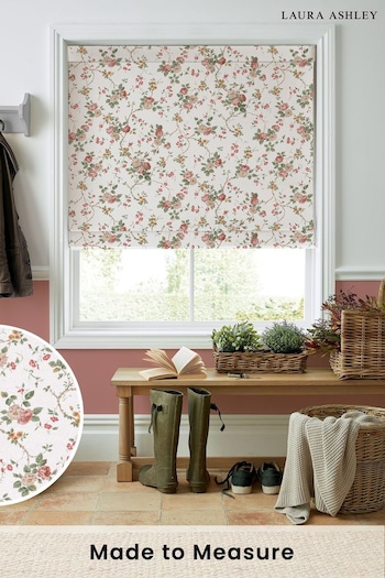 Laura Ashley Pink Mountney Gardens Made to Measure Roman Blinds (821246) | £79
