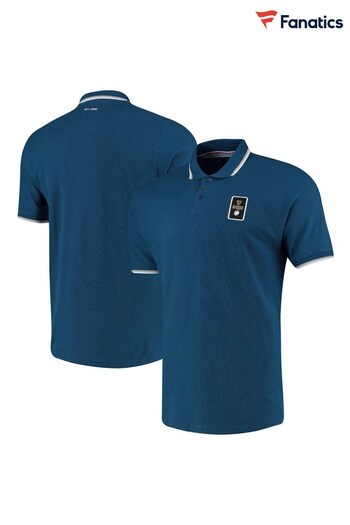 Fanatics Blue Guinness Six Nations Short Sleeve Pique Polo Shirt (821318) | £30