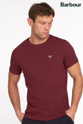 Barbour® Ruby Red Mens Sports T-Shirt (821396) | £30