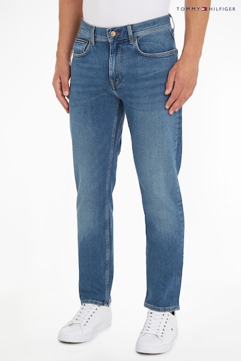 Tommy Rond Hilfiger Blue Core Straight Denton Denim Jeans (821455) | £100