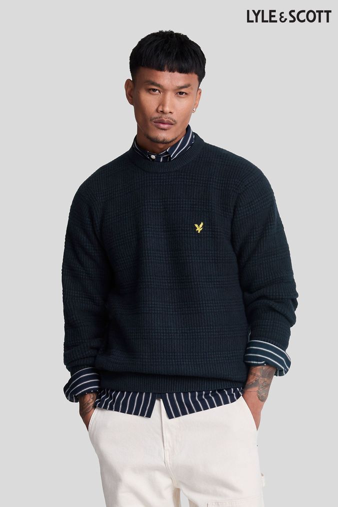 Lyle Scott Jumpers Mens Crew V Neck Jumpers Next UK