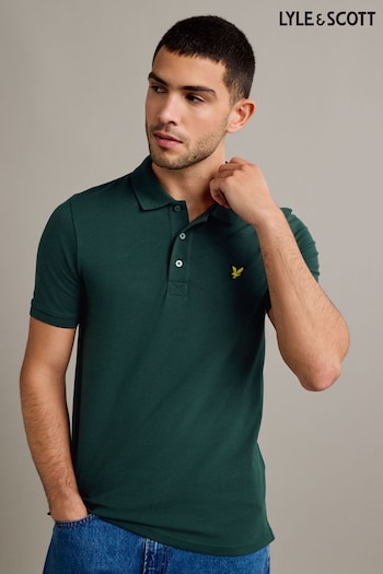 Lyle & Scott Green Classic Polo Shirt (821918) | £55