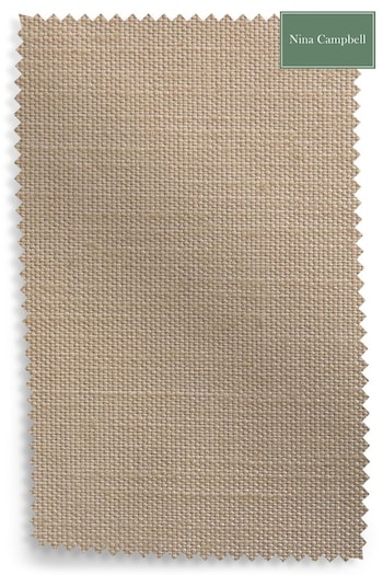 Pembridge Taupe Upholstery Swatch By Nina Campbell (822037) | £0