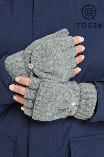 Tog 24 Mid Marl Wilks Knitted Fingerless Gloves (822574) | £24