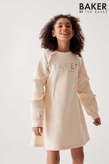 Baker by Ted Baker Frilled Sweat ribbed Dress (823830) | £28 - £35