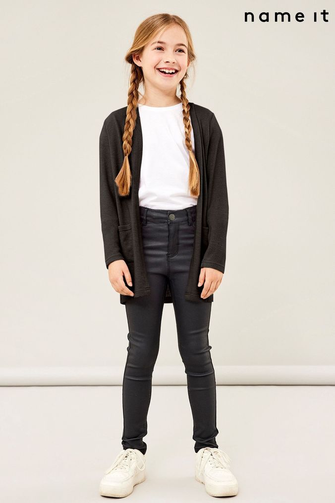 Girls Black Cardigans Black Long Short Cardigans for Girl Next